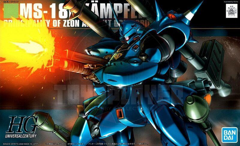 BANDAI 089 HGUC 1/144 Gundam MS-18E KAMPFER Mobile Suit Gundam