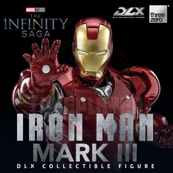 Threezero Marvel Studios: The Infinity Saga – DLX Iron Man Mark 3