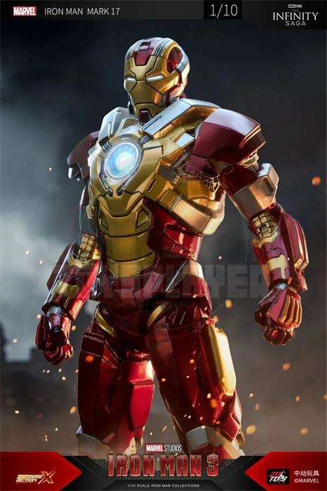 Marvel Iron Man 3 Mark 17 Action Figure ZD Toys HEARTBREAKER
