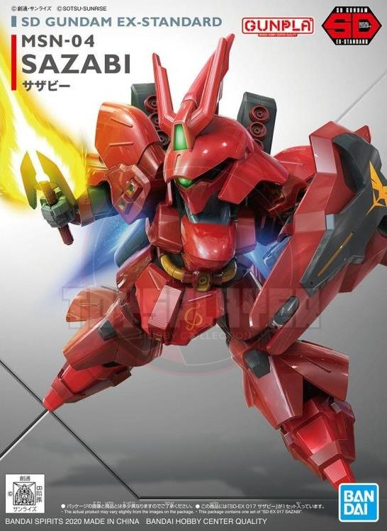 SD Gundam EX Standard MSN-04 Sazabi Model Kit