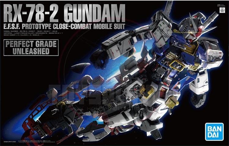 PG 1/60 Perfect Grade Unleashed RX-78-2 Gundam Plastic Model Kit
