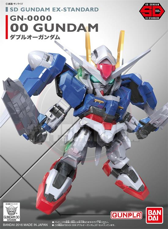 SD Gundam EX-Standard 00 Gundam Model Kits