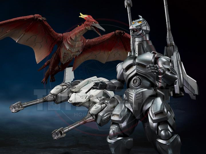 S.H.MonsterArts Mechagodzilla, Garuda & Fire Rodan (Makuhari Decisive Battle Ver.)