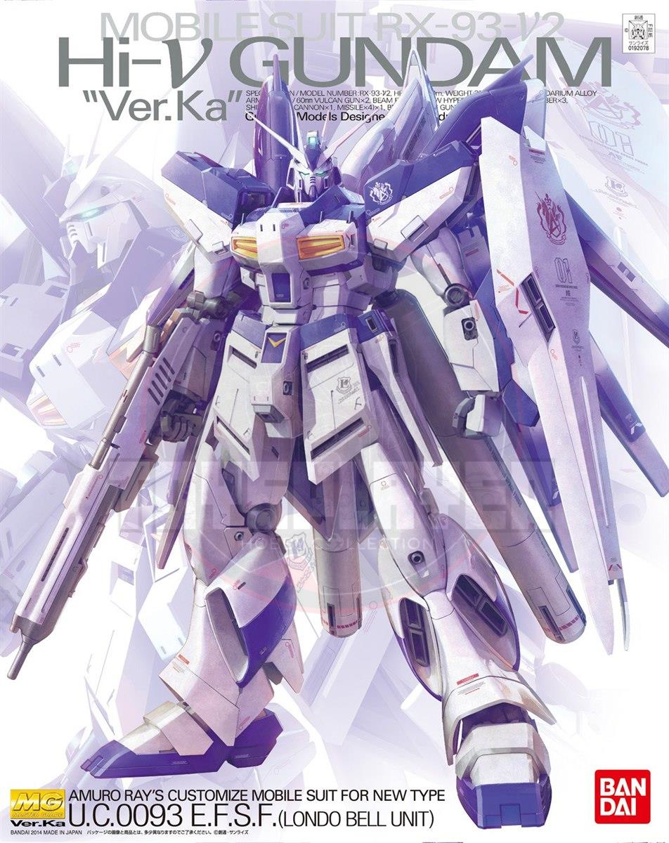 MG 1/100 RX-93-V2 Hi-Nu Gundam Ver.Ka Model Kits