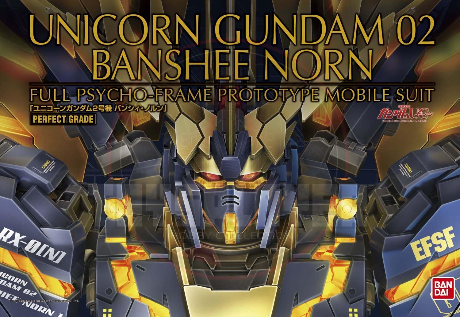 Mobile Suit Gundam Unicorn PG Unicorn Gundam 02 Banshee Norn 1/60 Scale Model Kit