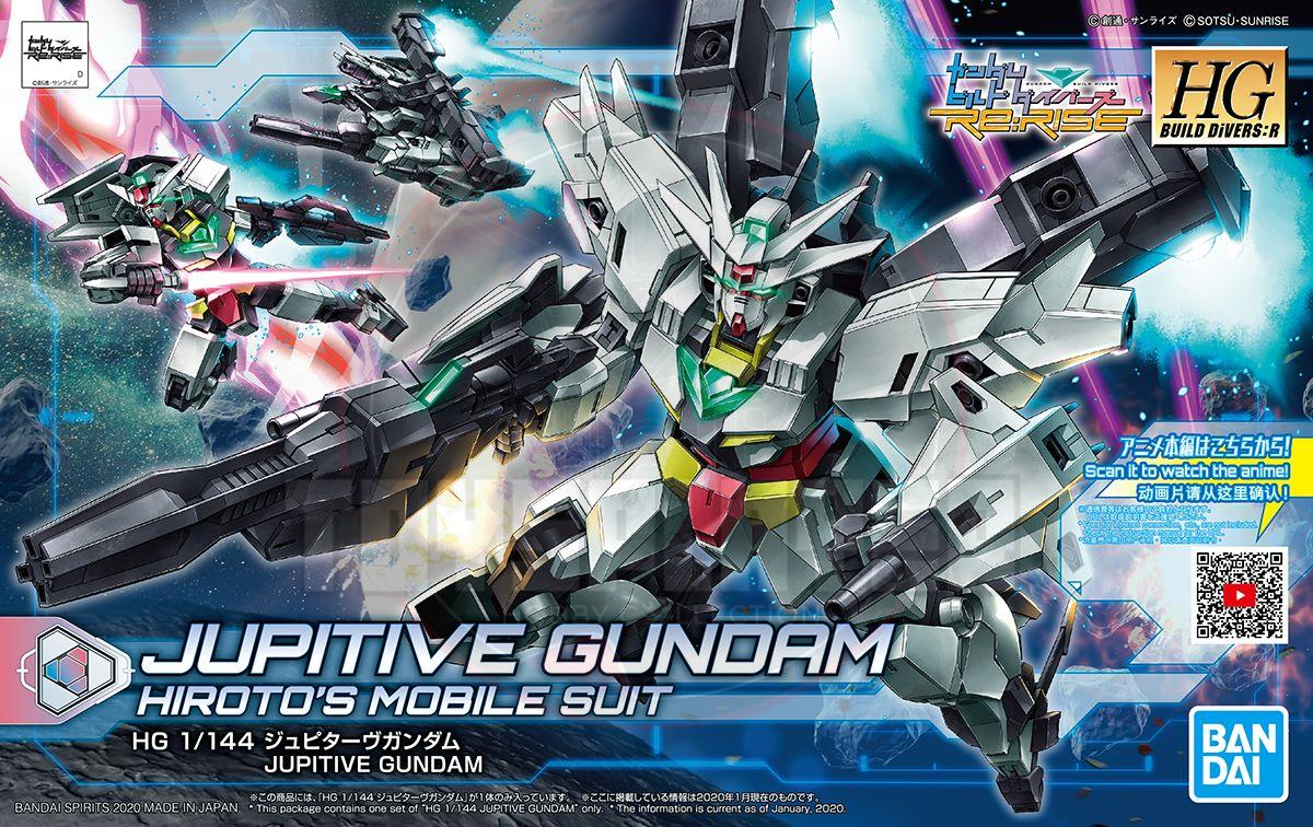 Gundam Build Divers Re:RISE HGBD:R Jupitive Gundam 1/144 Scale Model Kit