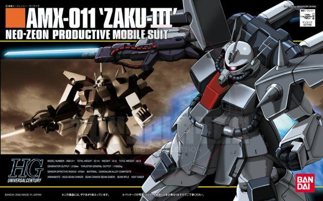 HGUC 1/144 Zaku III Production Type Model Kits