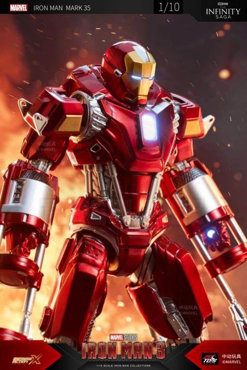 ZD Toys Iron Man Mark 35 Red Snapper Action Figure
