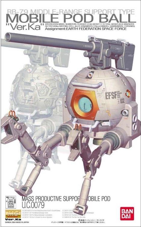 MG 1/100 Mobile Pod Ball Ver Ka Model Kits