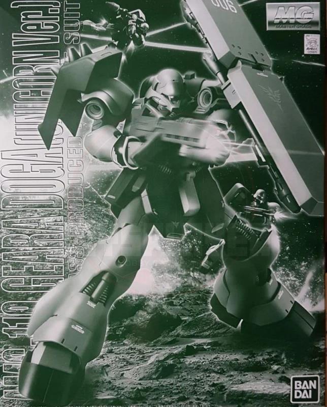 P-Bandai: MG 1/100 Geara Doga (Unicorn Ver.) Model Kits