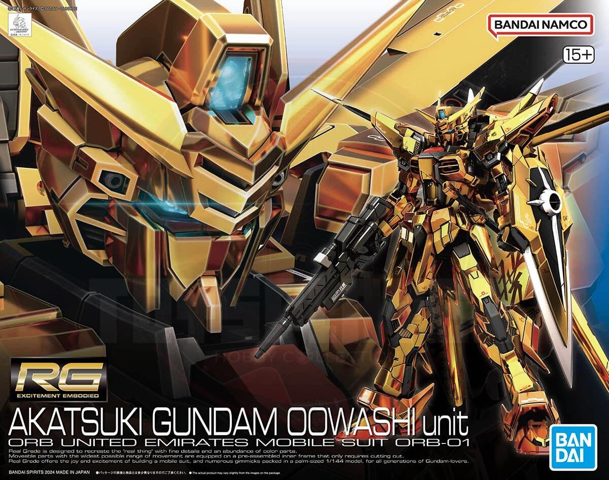RG 1/144 Akatsuki Gundam (Oowashi Pack)Model Kits