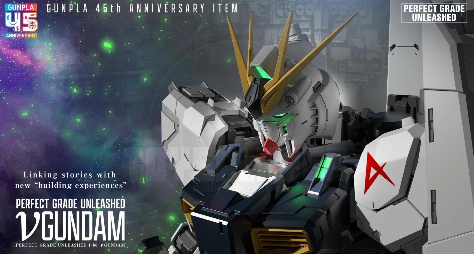 (Pre-Order) Bandai Perfect Grade Unleashed 1/60 PGU Nu Gundam Model Kits 