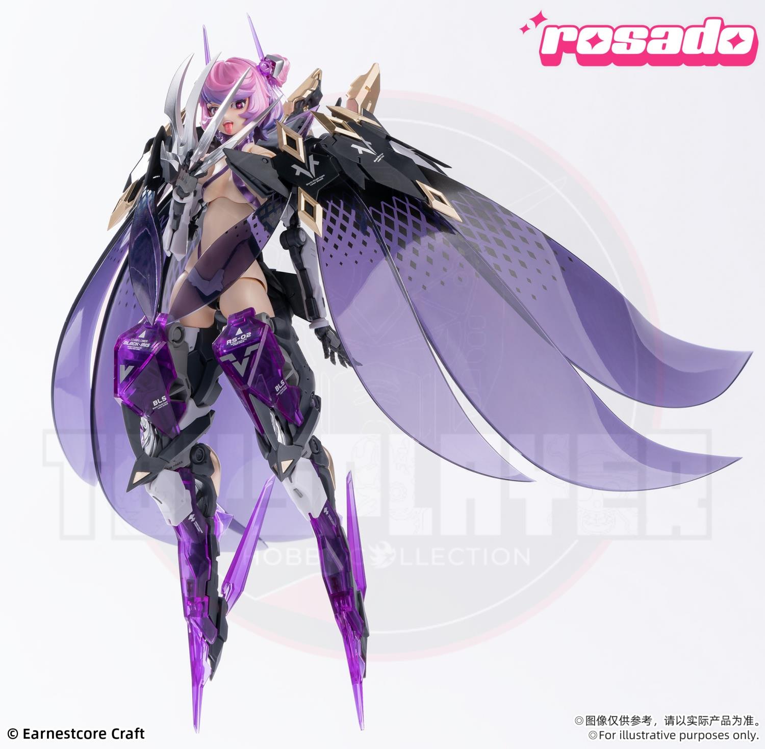 Earnestcore Craft 1/10 Rosado Project RS-02 Starflower Black Iris Action Figure