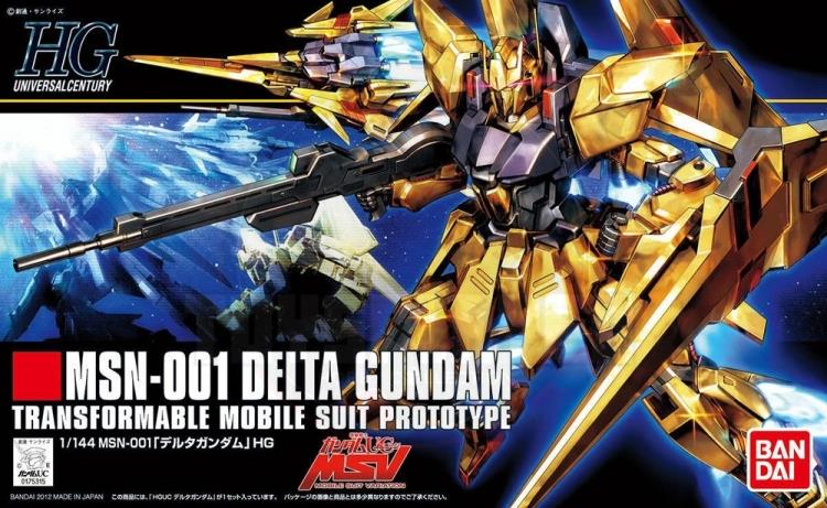 HGUC 1/144 MSN-001 Delta Gundam Model kits