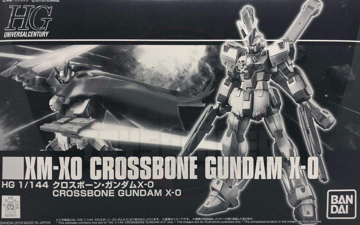 P-Bandai HGUC 1/144 Crossbone Gundam X-0 Model Kits