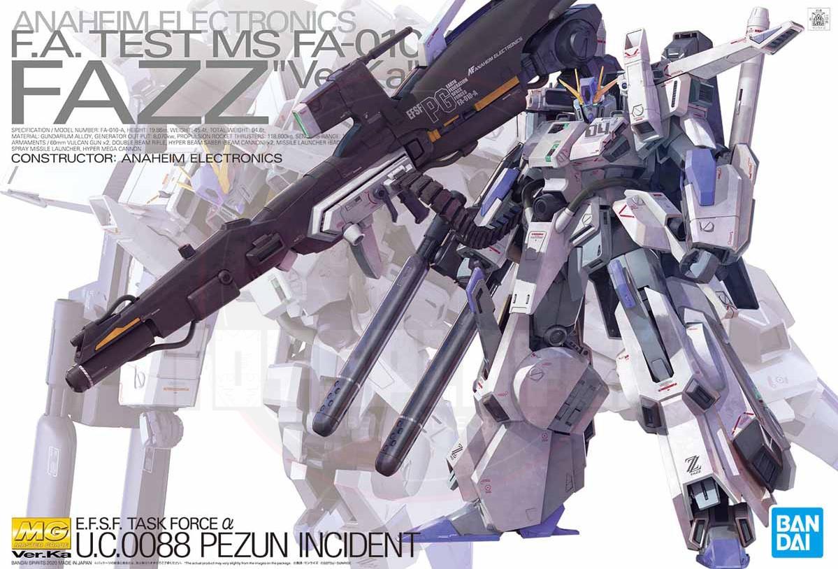 MG 1/100 FAZZ Ver.Ka Model Kits