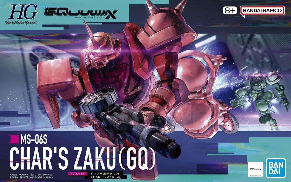 HG 1/144 Char's Zaku (GQ) Model Kits