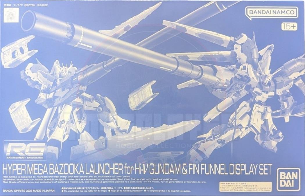P.BANDAI RG 1/144 νGundam Fin Funnel Effect Set Model Kit