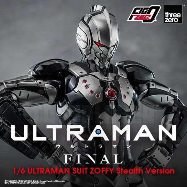 ThreeZero FigZero 1/6 ULTRAMAN SUIT ZOFFY Stealth Version Action Figure
