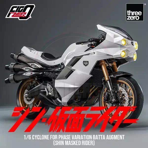 ThreeZero FigZero 1/6 Cyclone for Phase Variation Batta Augment (SHIN MASKED RIDER)