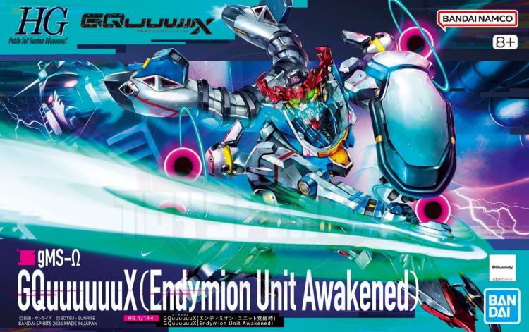 HG 1/144 GQuuuuuuX (Endymion Unit Awakened) Model Kits