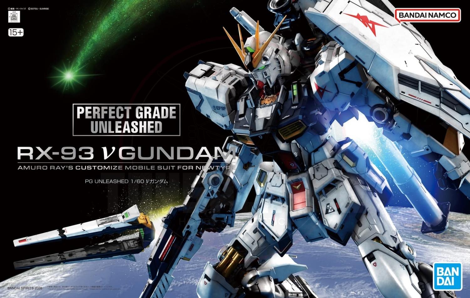 PG Unleashed 1/60 Nu Gundam Model Kits