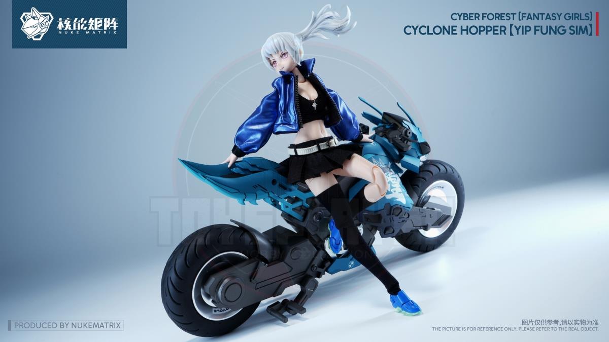 Nuke Matrix 1/12 Fantasy Girls Cyclone Hopper Yip Fung Sim Model Kit