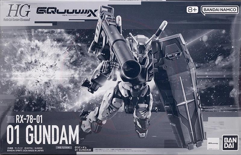 P-Bandai HG 1/144 01 Gundam [GQ] Model Kits