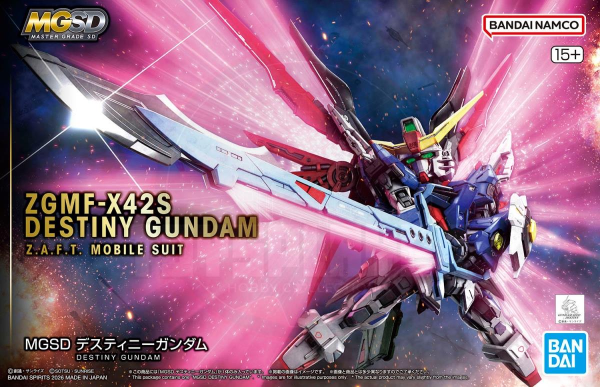 BANDAI MGSD Destiny Gundam Model Kits
