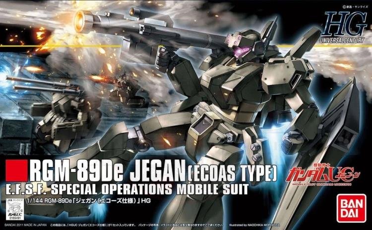 HGUC 1/144 RGM-89De Jegan (ECOAS Type) Model Kits