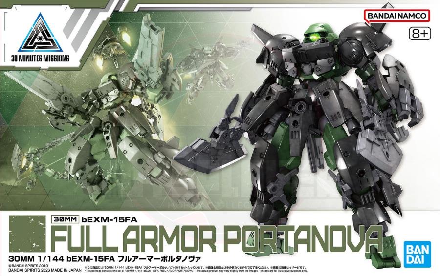 Bandai 1/144 30MM bEXM-15FA Full Armor Portanova Model Kits