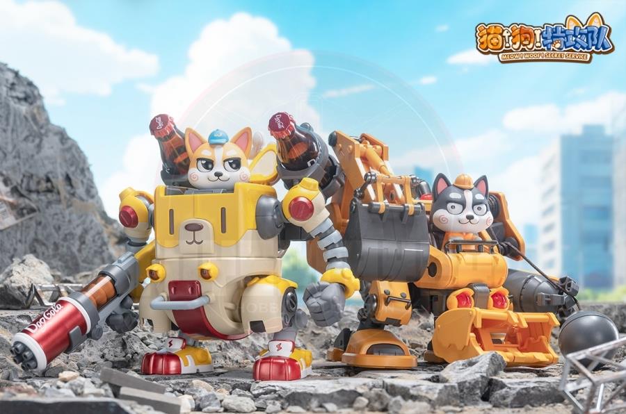 Hemoxian Meow! Woof! Secret Service Pet Assembling Mecha Series Model Kits