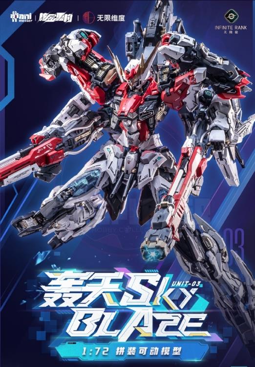 (Pre-Order) Nuclear Gold Reconstruction x Infinite Dimension 1/72 Scale Unit-03 Sky Blaze Model Kits
