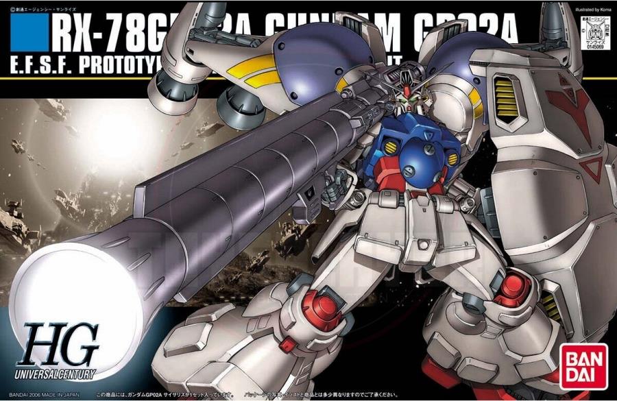 HGUC 1/144 Gundam GP-02A Model Kits