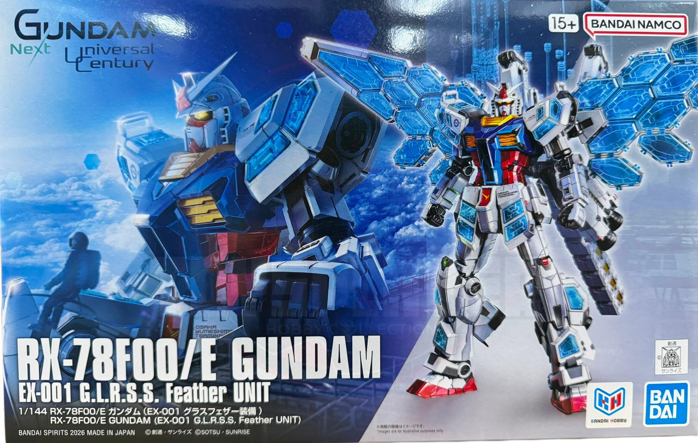 Bandai 1/144 RX-78F00/E Gundam Feather Unit