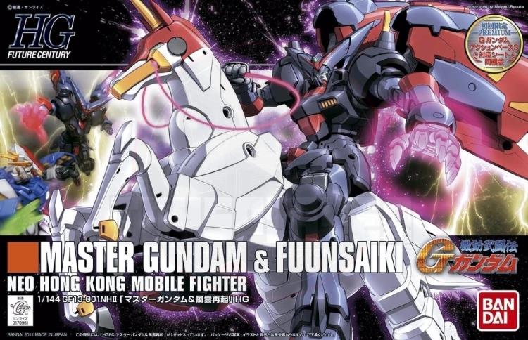 HGFC 1/144 Master Gundam & Fuunsaiki Model Kits