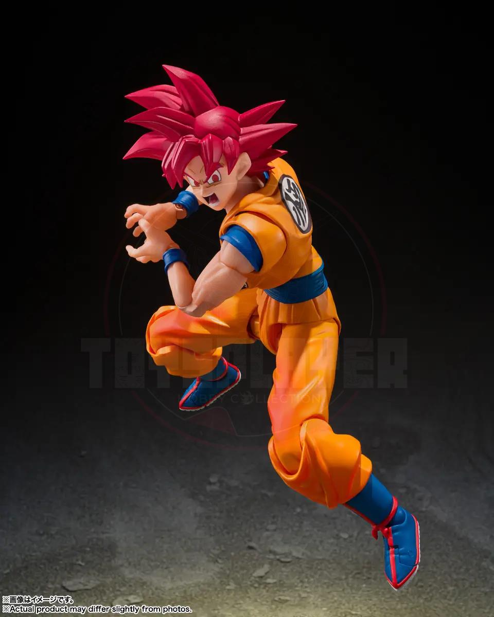 S.H.Figuarts Super Saiyan God Son Goku (God Aura) Action Figure