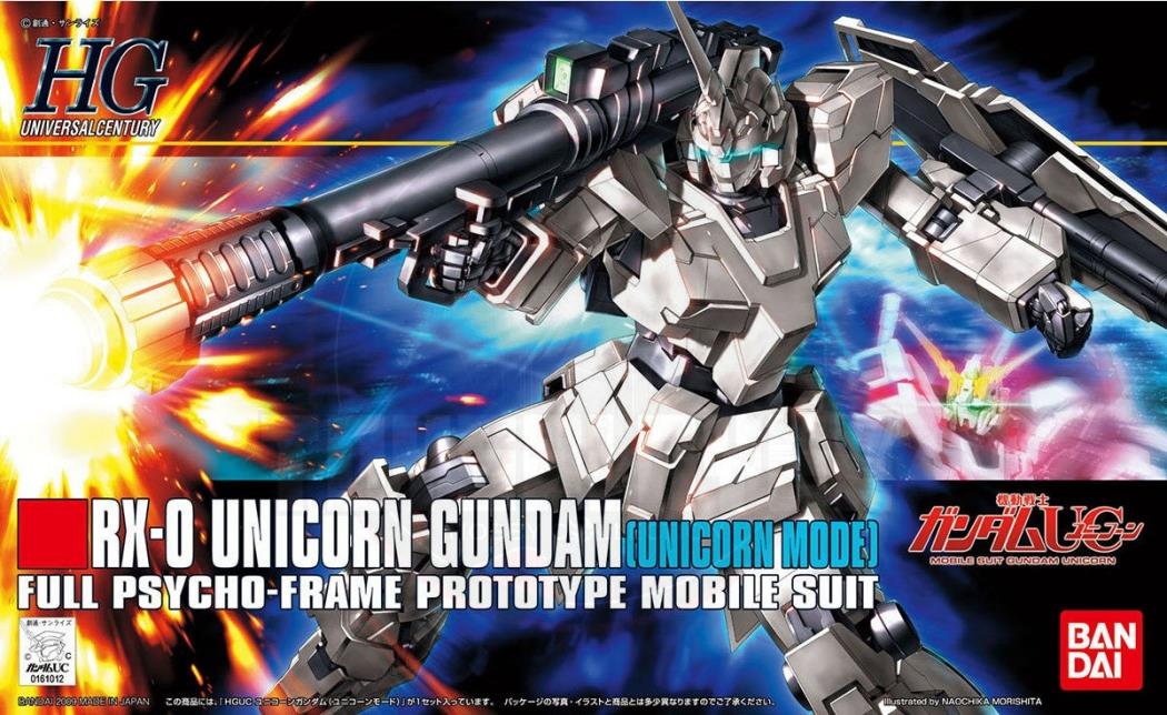 HGUC 1/144 RX-0 Unicorn Gundam Unicorn Mode