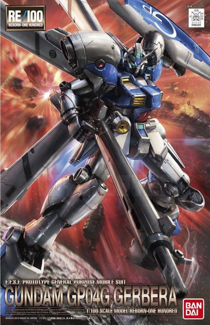BANDAI 1/100 RE1/100 Gundam GP04 Gerbera Model Kits
