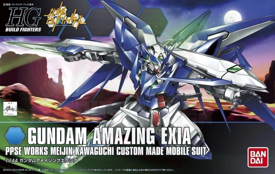 HGBF 1/144 Gundam Amazing Exia Model Kits