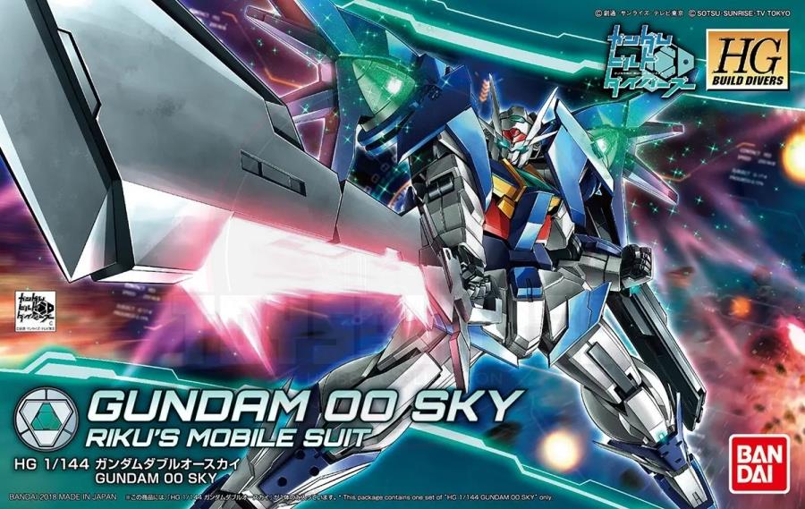 HGBD 1/144 Gundam 00 Sky Model Kits