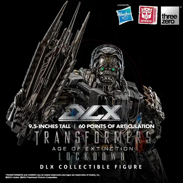 Threezero Transformers Age of Extinction DLX Lockdown Action Figure