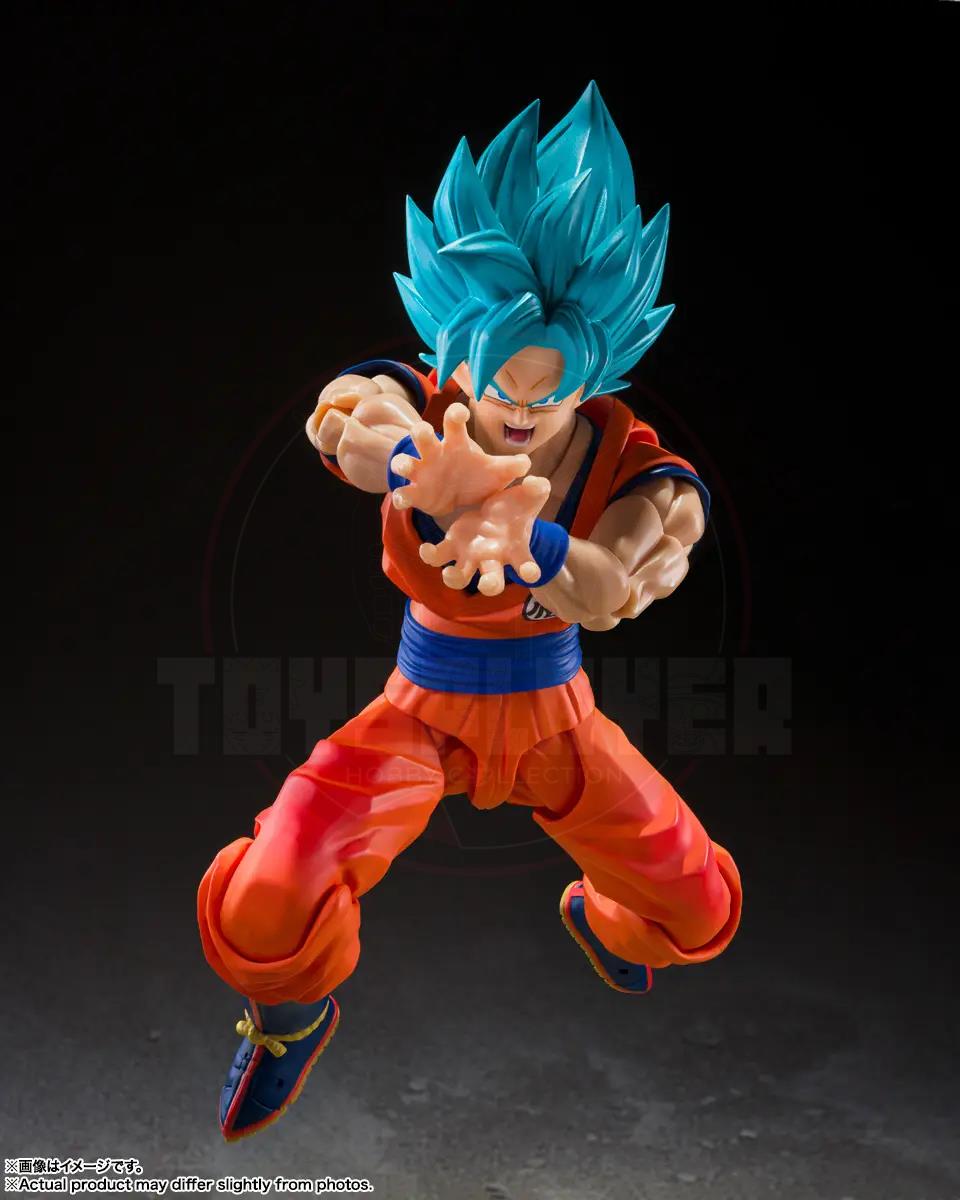S.H.Figuarts Super Saiyan God Super Saiyan Son Goku Blue Power Transcending Limits
