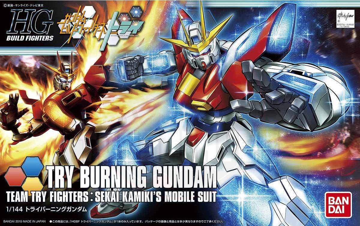 HGBF 1/144 Try Burning Gundam Model Kits
