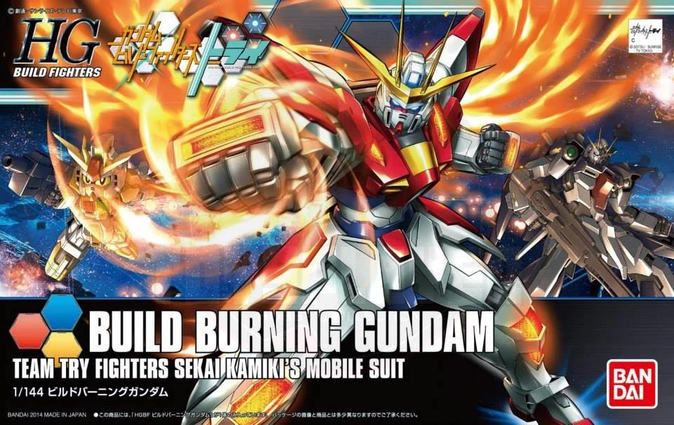 HGBF 1/144 Build Burning Gundam Model Kits